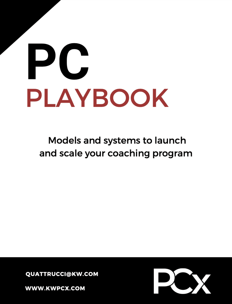 Resources for coaches include the PC Playbook